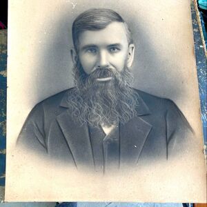 Vintage photograph of man